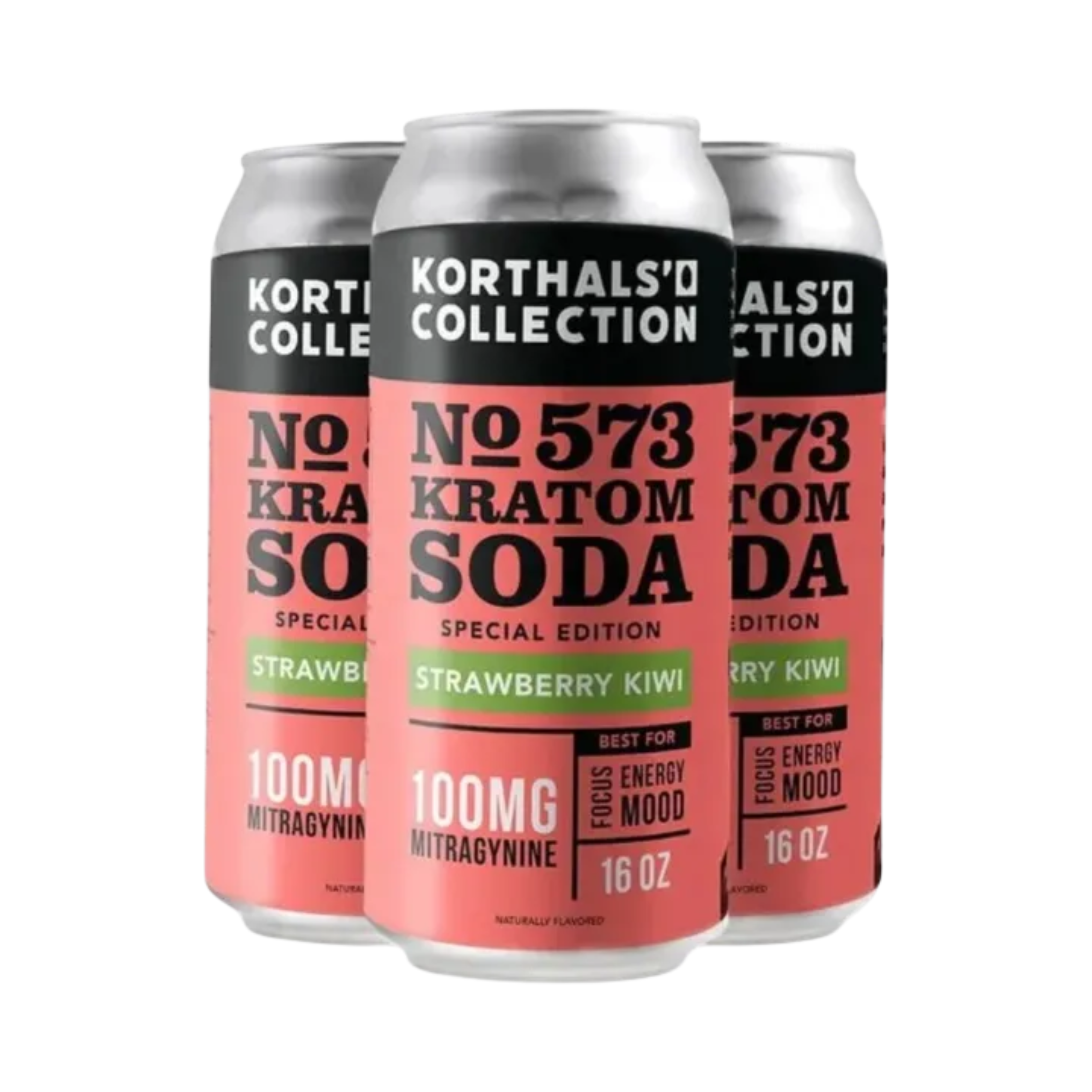 Korthals Collection No. 573 Kratom Soda - Strawberry Kiwi