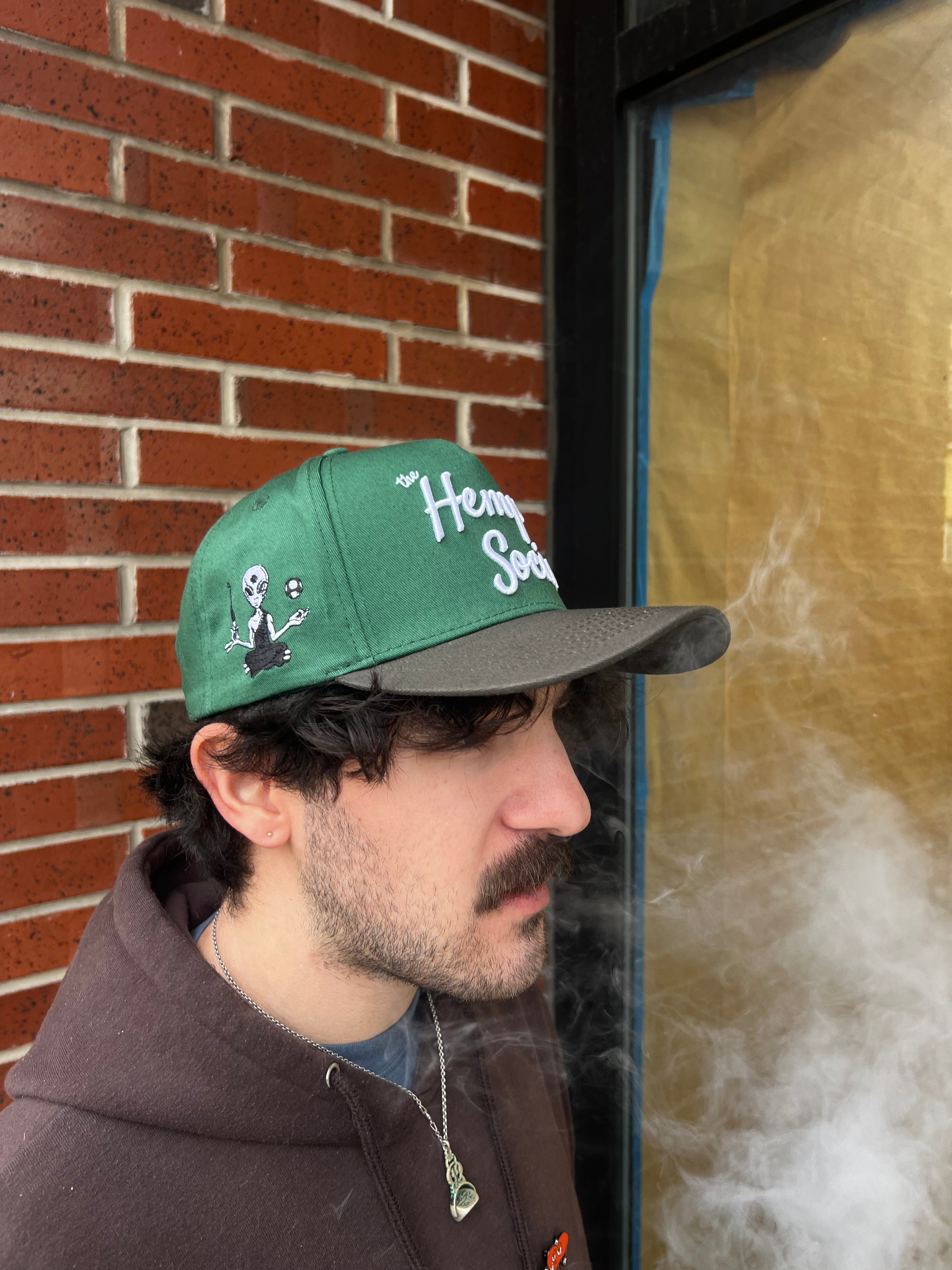 Green Alien Logo hat