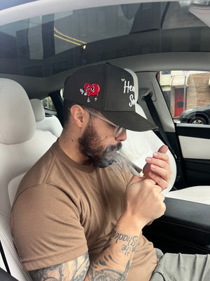 Forest Green Heart Logo Hat