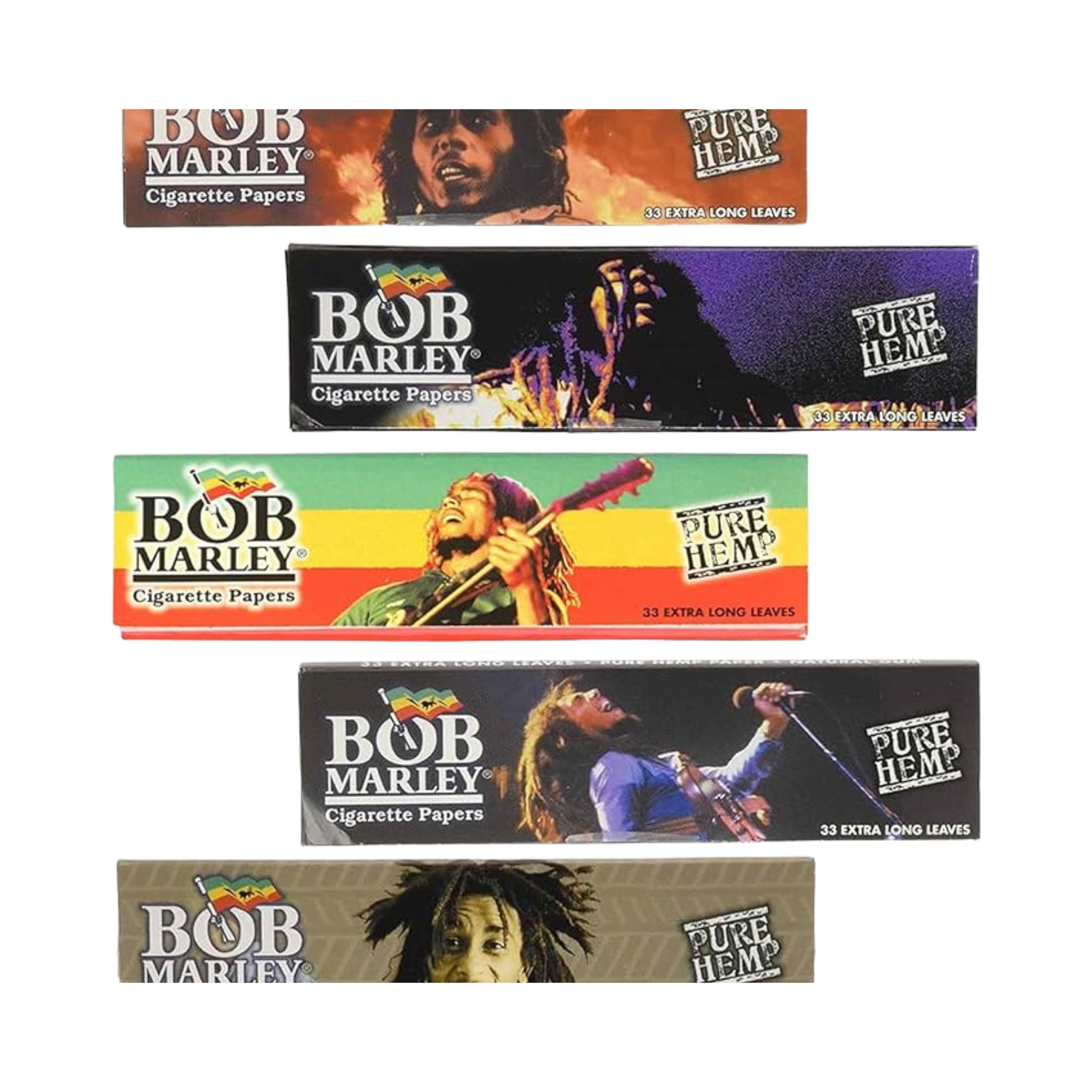 Bob Marley Bob Marley King Size Hemp Rolling Paper 50-50's