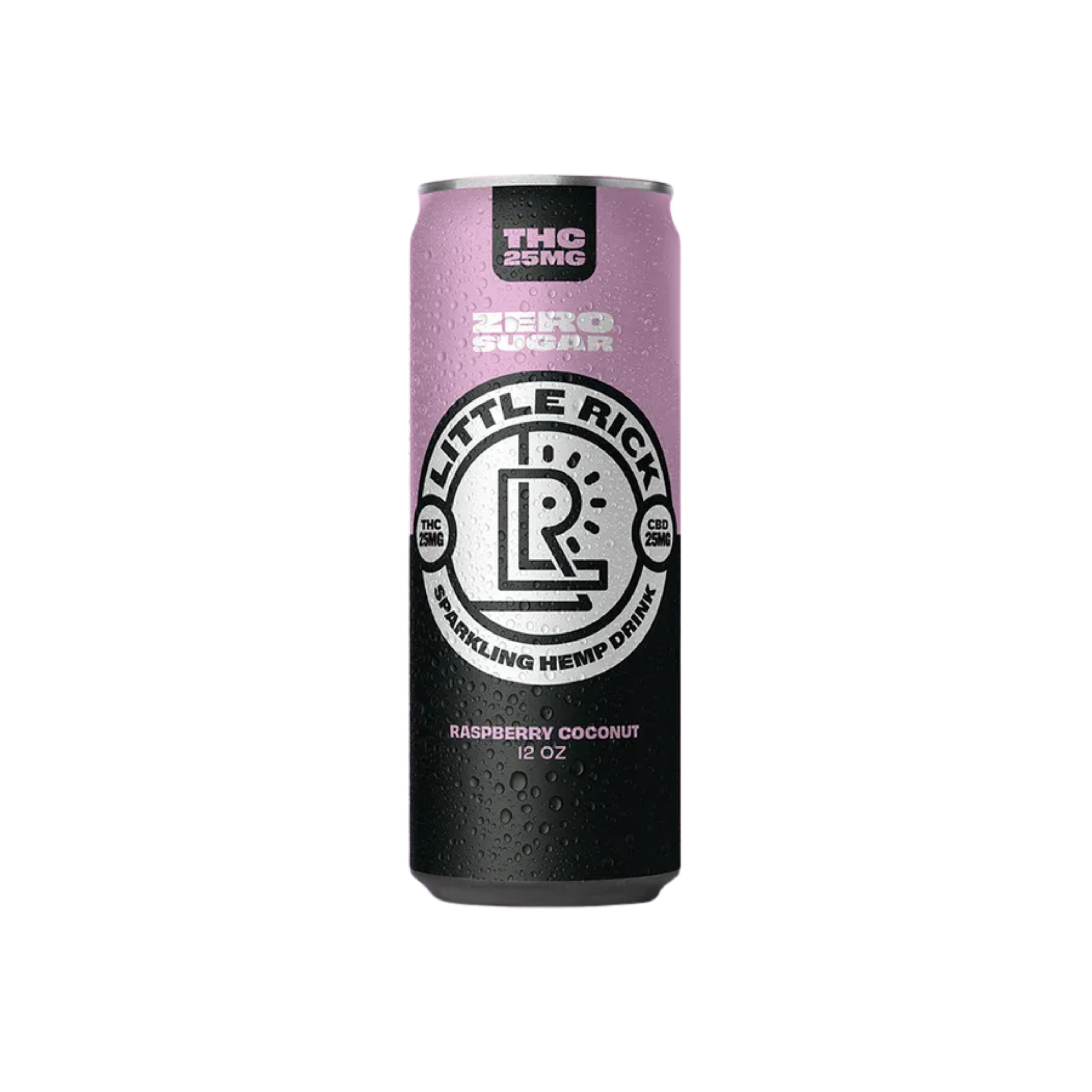 Little Rick Drinks Sparkling Hemp Drink 25mg THC + 25mg CBD