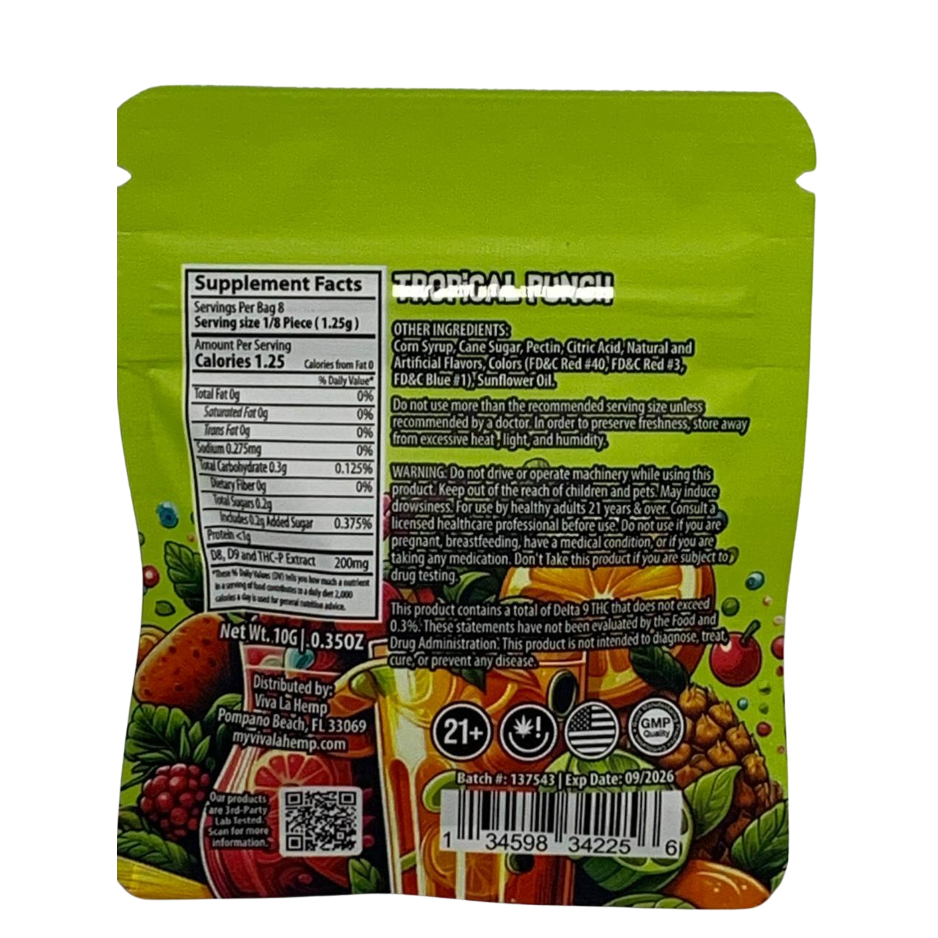 Viva La Exotic 1600mg Single Gummy