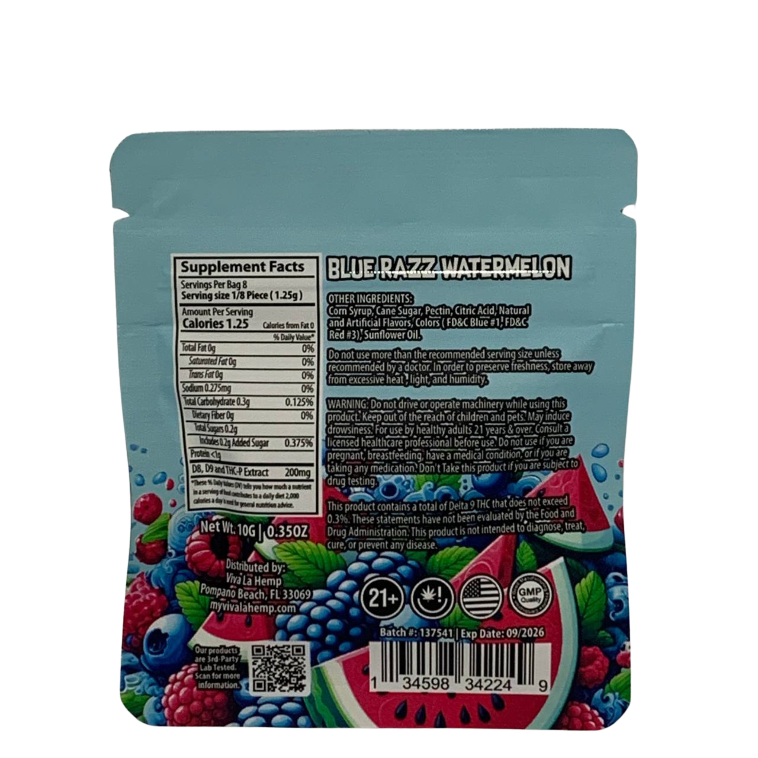 Viva La Exotic 1600mg Single Gummy