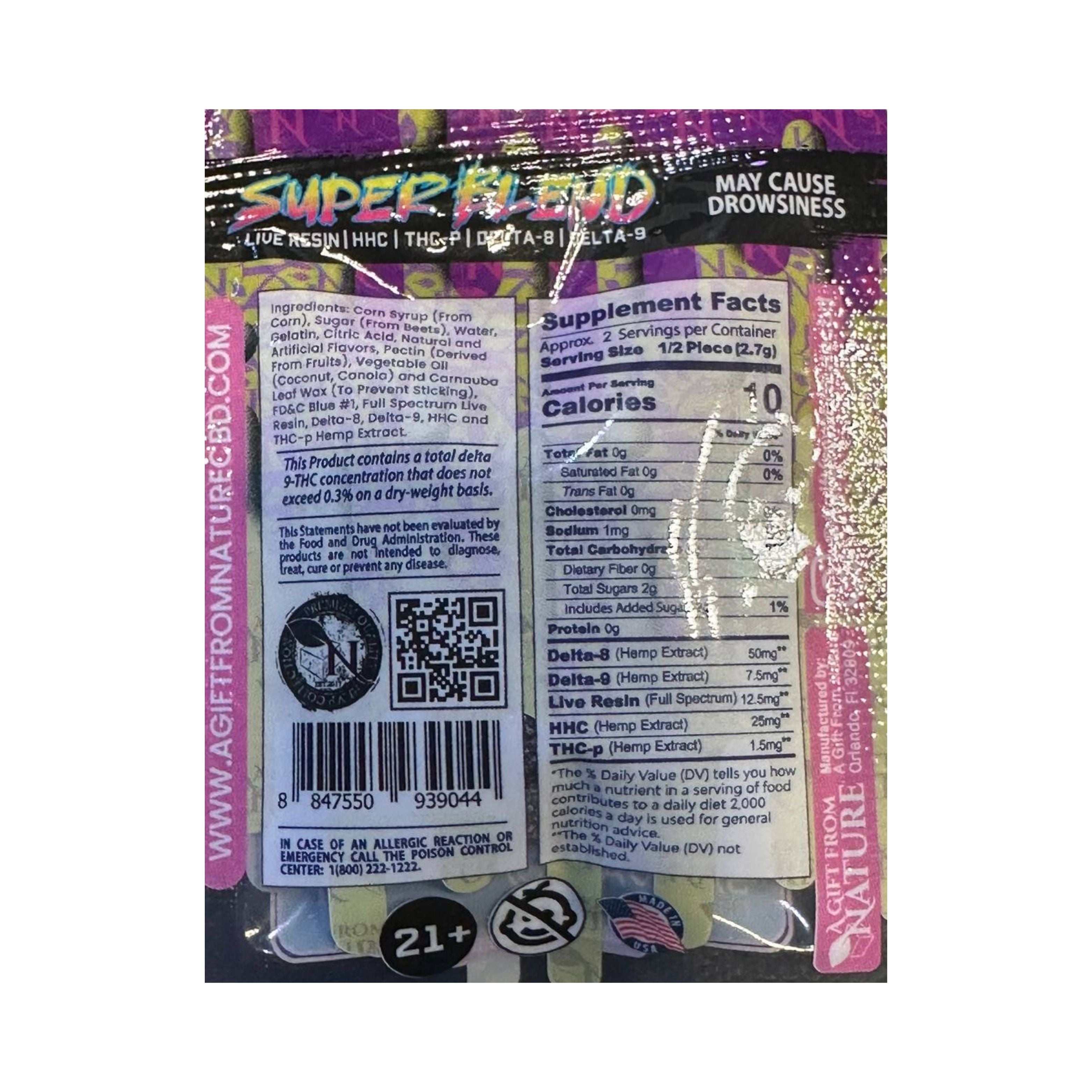 A Gift From Nature "The STRNGST" 200mg Gummy