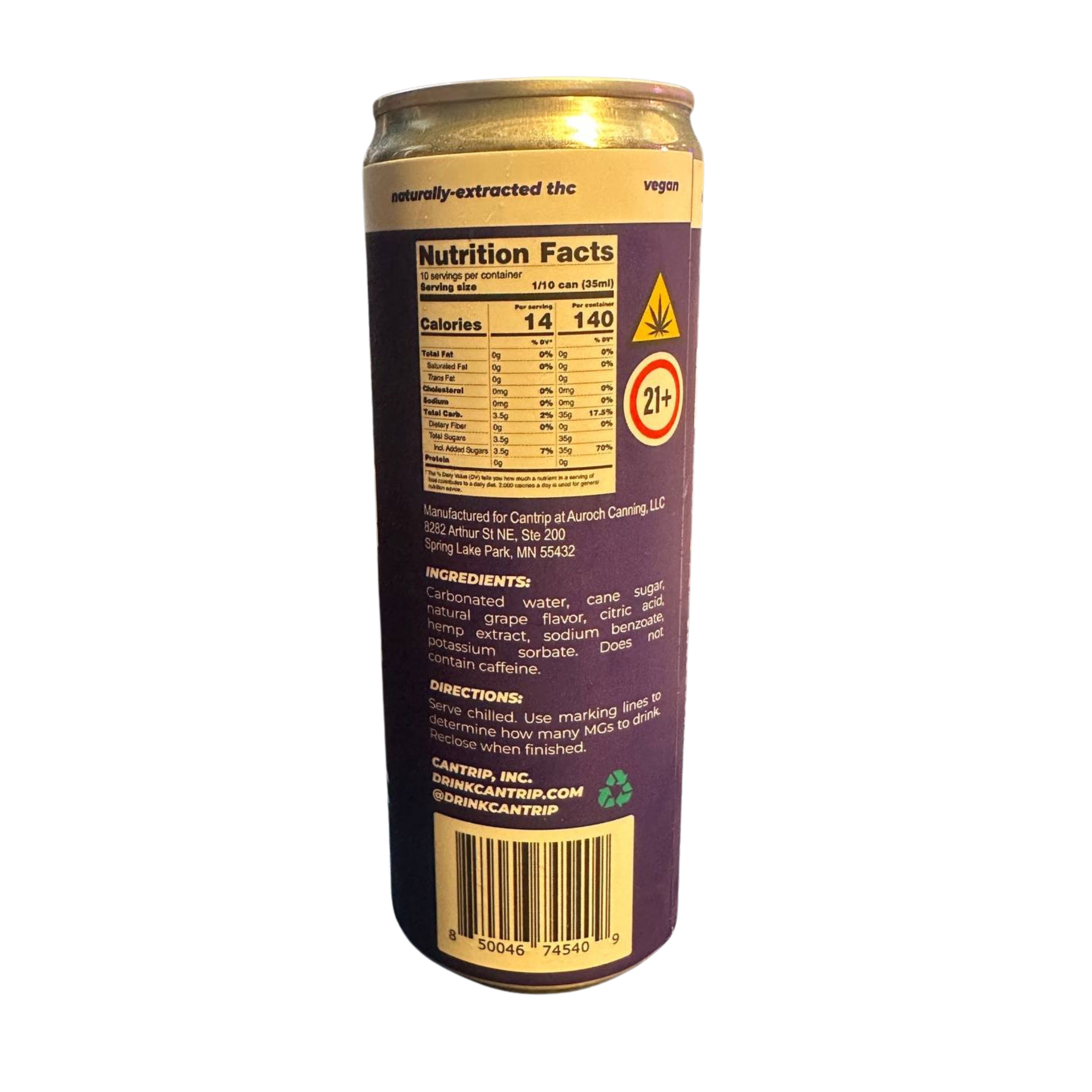 Cantrip 50mg THC Drinks